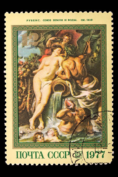 istock Reproduction of Rubens on postage stamp 483266467
