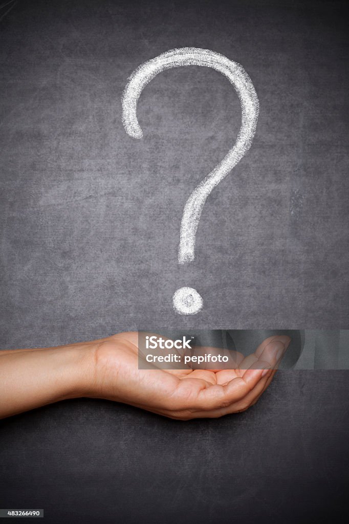 W/question Hand Hand With Question Mark Stock Photo - Download Image Now - 2015, Advice ...