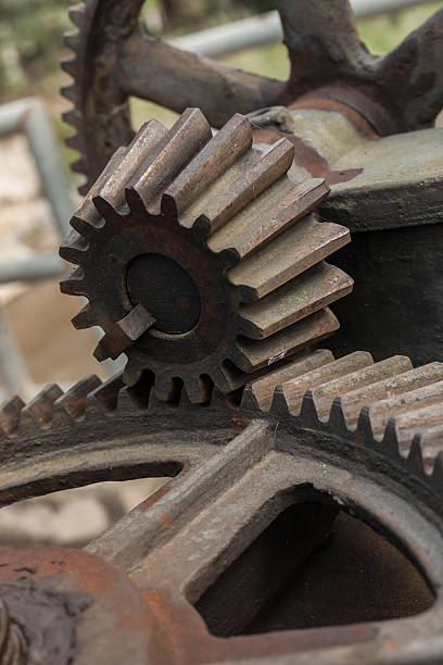 istock Close up of water gate gear. 483267184