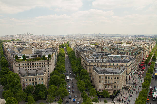 istock Paris view from the top of Arc de Triomphe 483274070