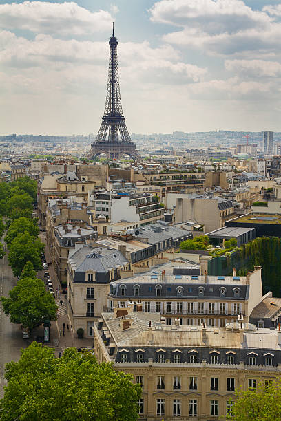 istock Tour Eiffel Paris from the top of Arc de Triomphe 483275210