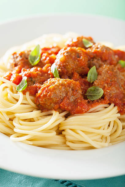 istock spaghetti with meatballs in tomato sauce 483280066