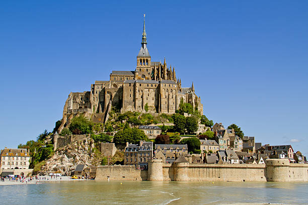 Mont Saint-Michel stock photo