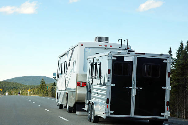 istock Motor home on the road 483284706