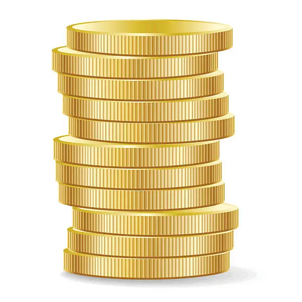 Vector illustration of Coins