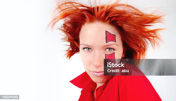 Wind Ich Seriesrot Stockfoto und mehr Bilder von Attraktive Frau - Attraktive Frau, Auge, Cool und Lässig