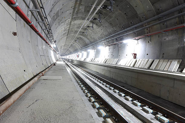 Underground Tunnel stock photo