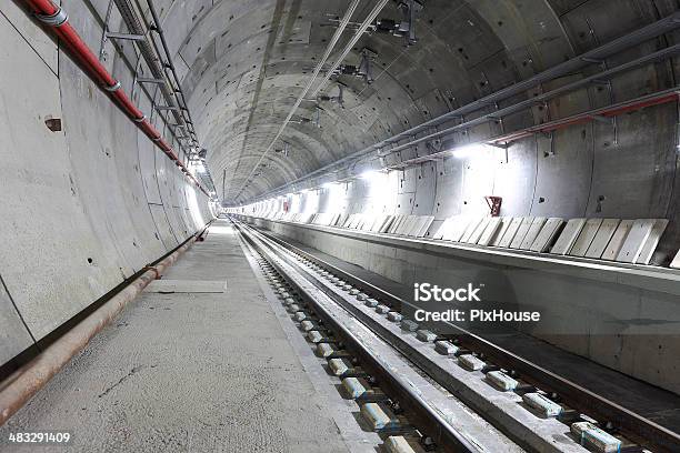 Underground Tunnel Stock Photo - Download Image Now - Train Tunnel, Road Tunnel, Abstract