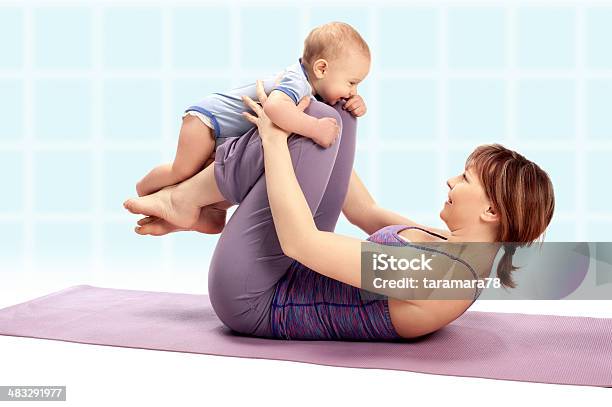 Yoga Stock Photo - Download Image Now - 12-17 Months, 12-23 Months, Active Lifestyle