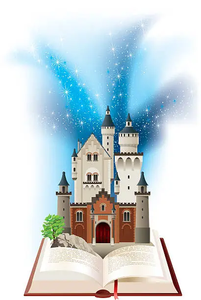 Vector illustration of castle