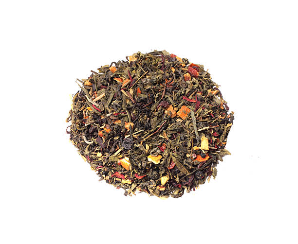 istock the blend of black and green tea 483293282