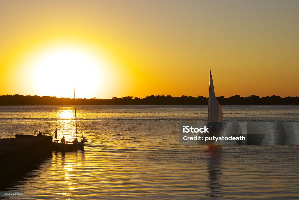Sonnenuntergang in Porto Alegre - Lizenzfrei Porto Alegre Stock-Foto