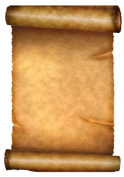 スクロールし - manuscript vellum parchment papyrus ストックフォトと画像