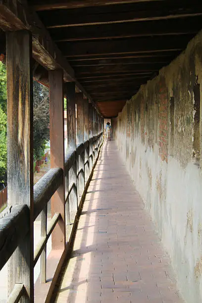 On the city wall of Nördlingen, Donau-Ries