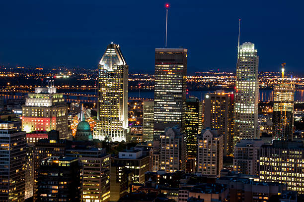 istock Montreal Skyline at Night from Mt Royal 483301524