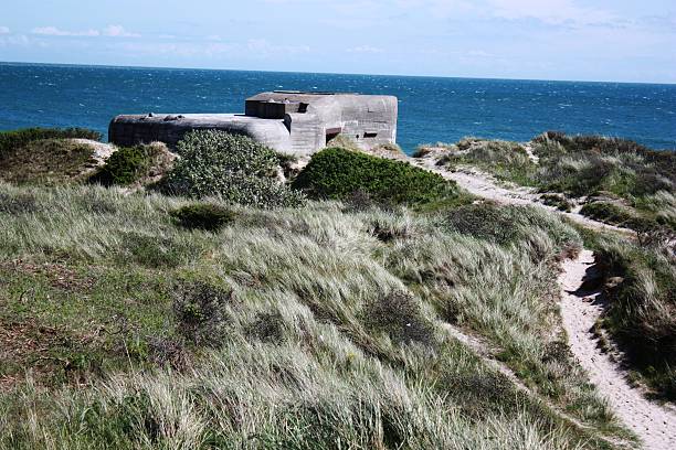 istock Coastline and German Second World War Bunkers in Skagen Denmark 483303420