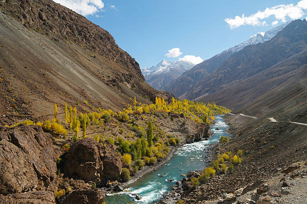 istock Beautiful mountain and river , Northern Pakistan 483304862