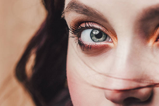 Beautiful face and eye close up Beautiful face and eye close up. green eyes photos stock pictures, royalty-free photos & images