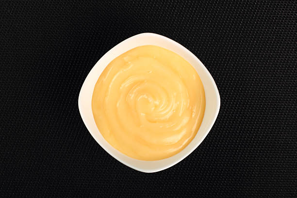 istock Mayonnaise in bowl. Directly Above. 483315435