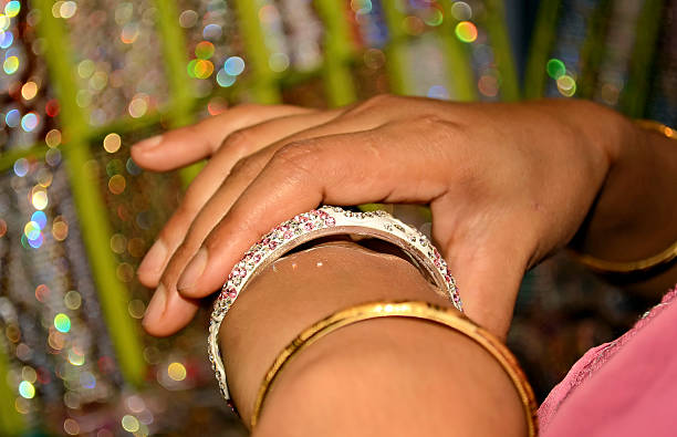 adult woman's hand