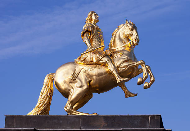 istock Goldener Reiter, August the strong - Dresden 483316277
