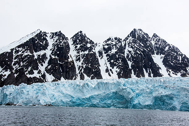 istock Arctic landscape in Spitzbergen Monaco glacier 483317756