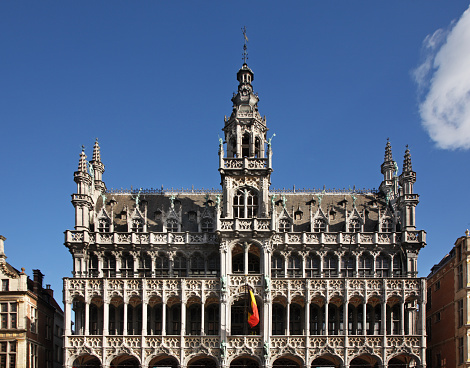 Maison du Roi on Grand Place in Brussels. Belgium