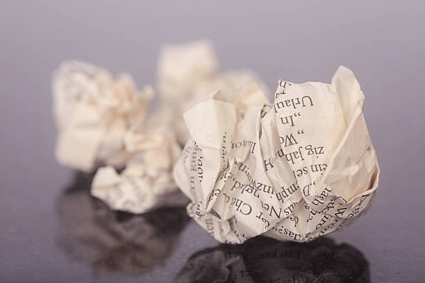 istock Lot of paperballs trash 483319041