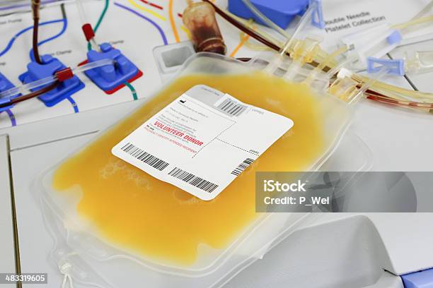 Human Blood Platelets Stock Photo - Download Image Now - Blood Plasma, IV Drip, Bag