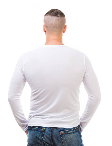 istock man in a white shirt with long sleeves 483320193