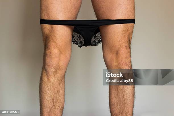 Whats Going To Be Underneath Stock Photo - Download Image Now - Cross Dressing, Adult, Confusion