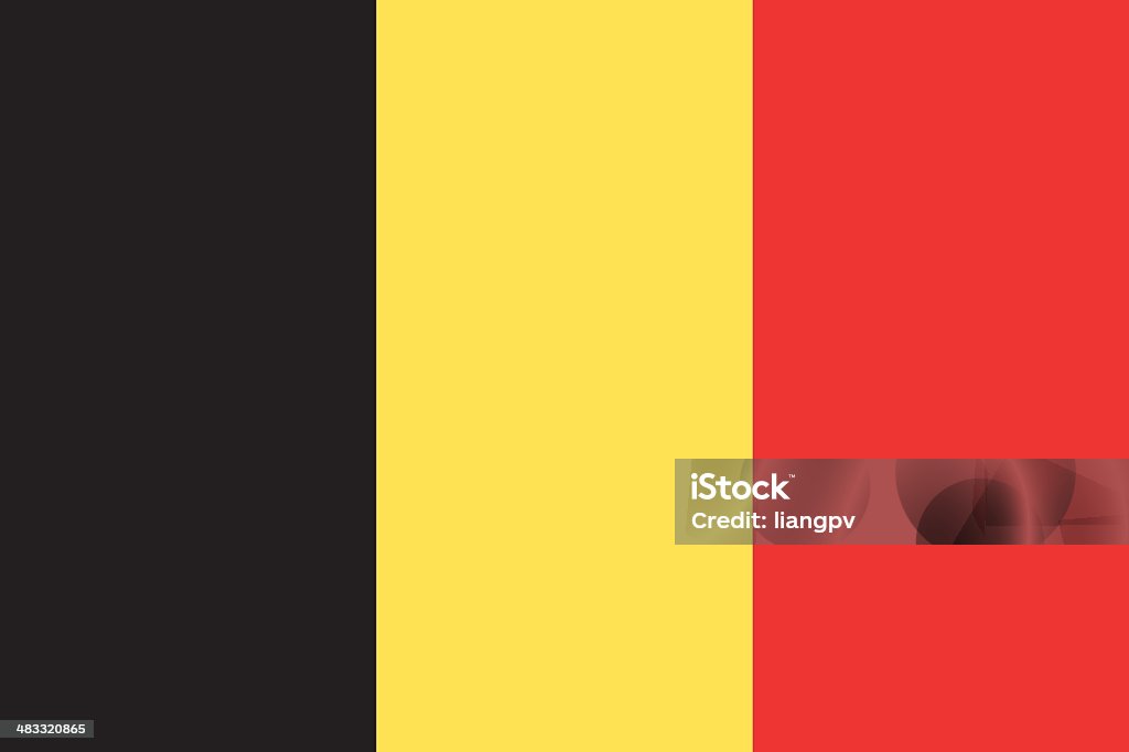 Drapeau de Belgique - clipart vectoriel de Belgique libre de droits