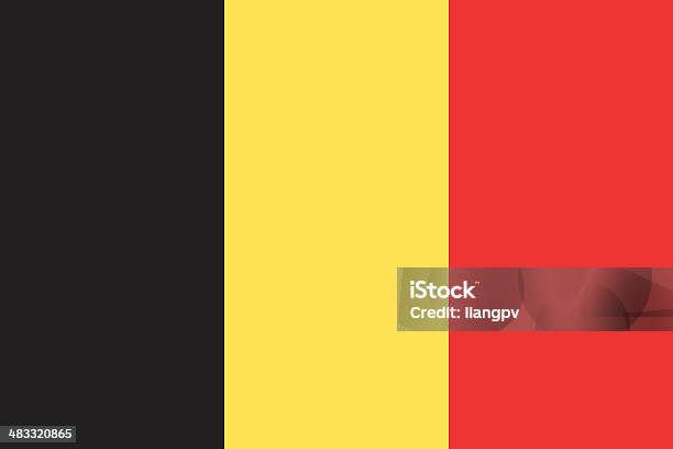 Banderą Belgii - Stockowe grafiki wektorowe i więcej obrazów Belgia - Belgia, Flaga Belgii, Flaga
