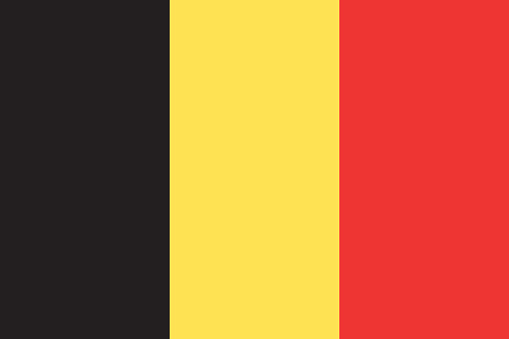 Proportion 2:3, Flag of the Belgium.