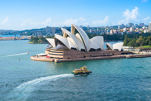 sydney opera house - sydney opera house stock-fotos und bilder