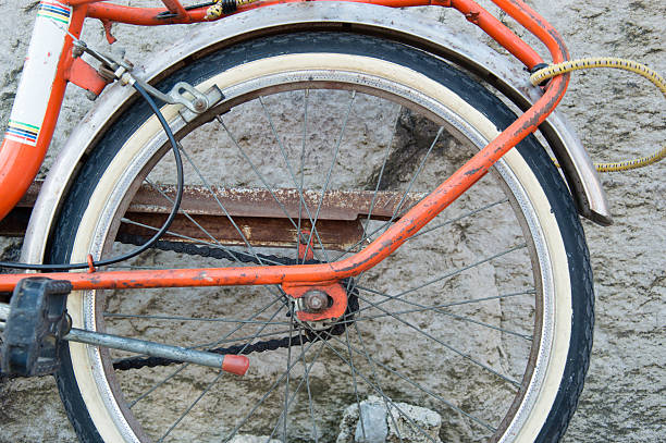 istock Old mechanic bicycle detail 483321608