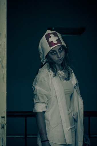 Nurse Zombies Stock Photo - Download Image Now - Doctor, Halloween ...