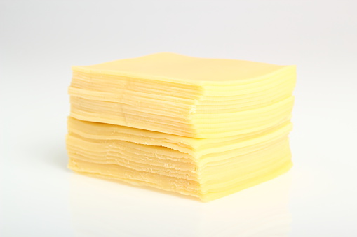 Block of Sliced Cheese