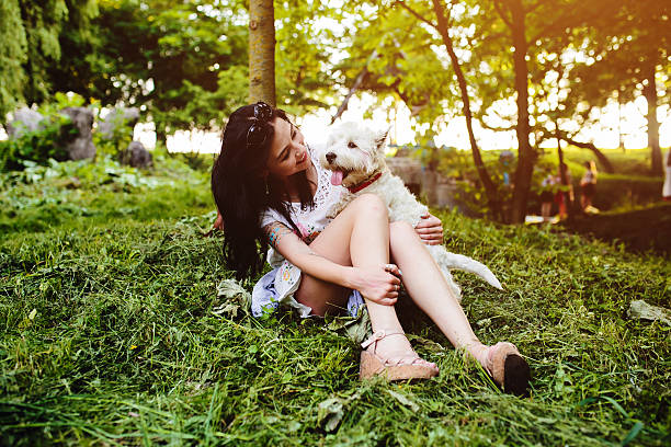 istock girl with her dog 483328404