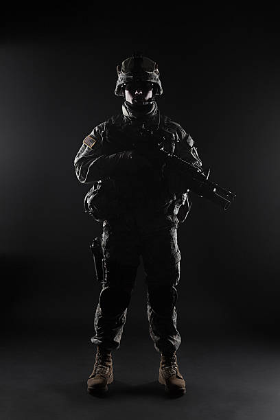 estados unidos soldado paracaidista - black ops fotografías e imágenes de stock