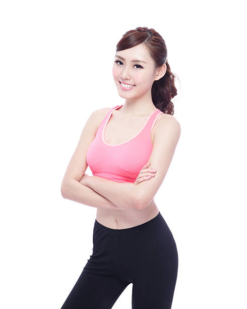 istock Sport girl isolated 483333188