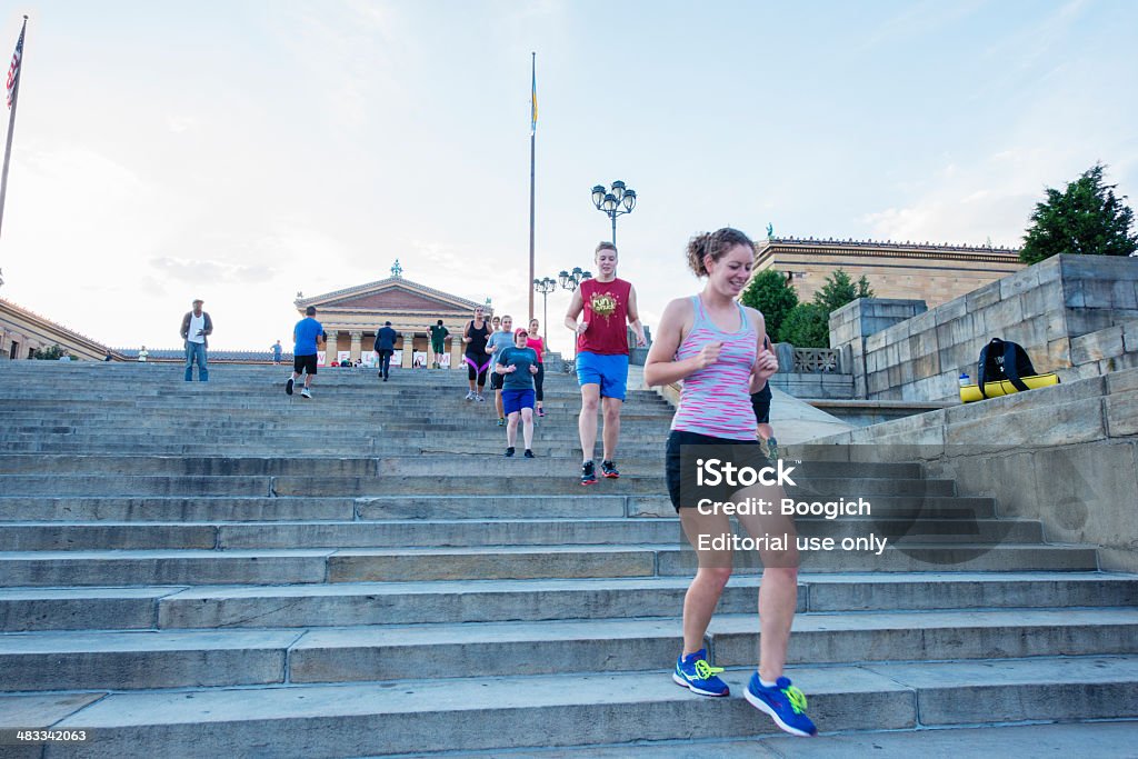 Urban Übung in Philadelphia, nur wenige Schritte entfernt - Lizenzfrei Philadelphia - Pennsylvania Stock-Foto