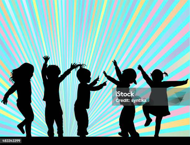 Group Of Children Stock Illustration - Download Image Now - Activity, Adult, Baby - Human Age