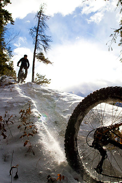istock Winter Snow Biking in Canada 483345917