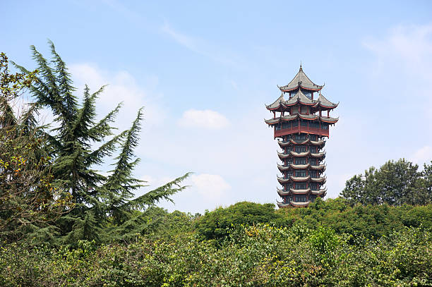 istock Jiutian tower - Chengdu Sichuan China 483346248