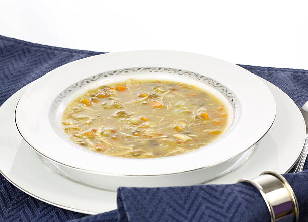 Vegetable Soup on the Table
