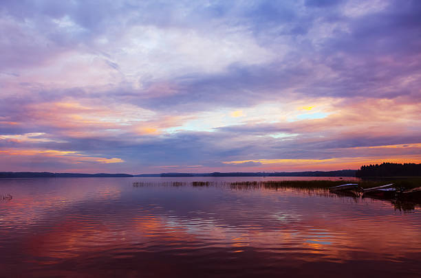 istock Evening landscape at the lake 483367078