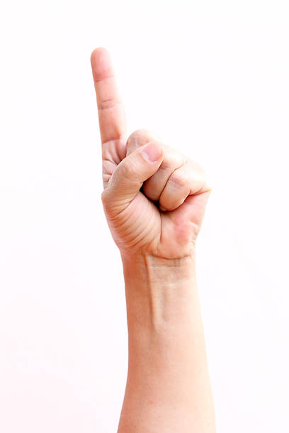 istock Finger Spelling the Alphabet in American Sign Language (ASL). 483369621