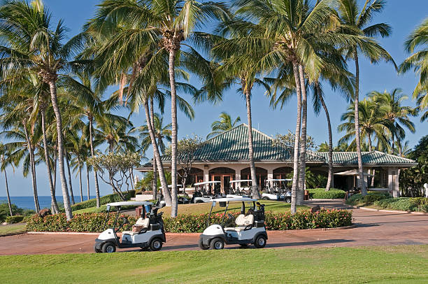 golf resort - lanai imagens e fotografias de stock
