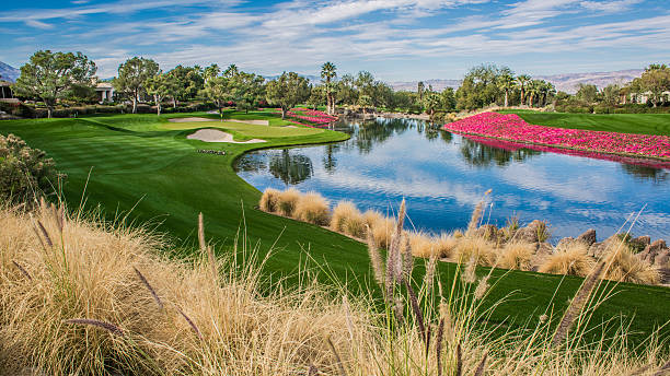 Beautiful Golf Course stock photo